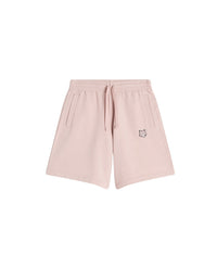 Oversized shorts with crest - Pink Clay