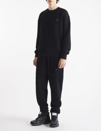 Pantalon de survêtement Bold Fox Head avec écusson - Black