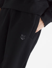 Pantalon de survêtement Bold Fox Head avec écusson - Black