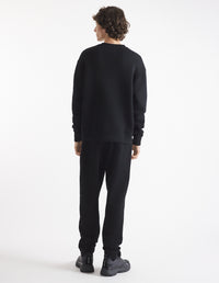 Pantalon de survêtement Bold Fox Head avec écusson - Black
