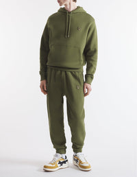 Pantalon de survêtement Bold Fox Head avec écusson - Military Green