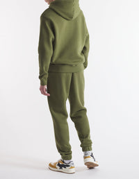 Pantalon de survêtement Bold Fox Head avec écusson - Military Green