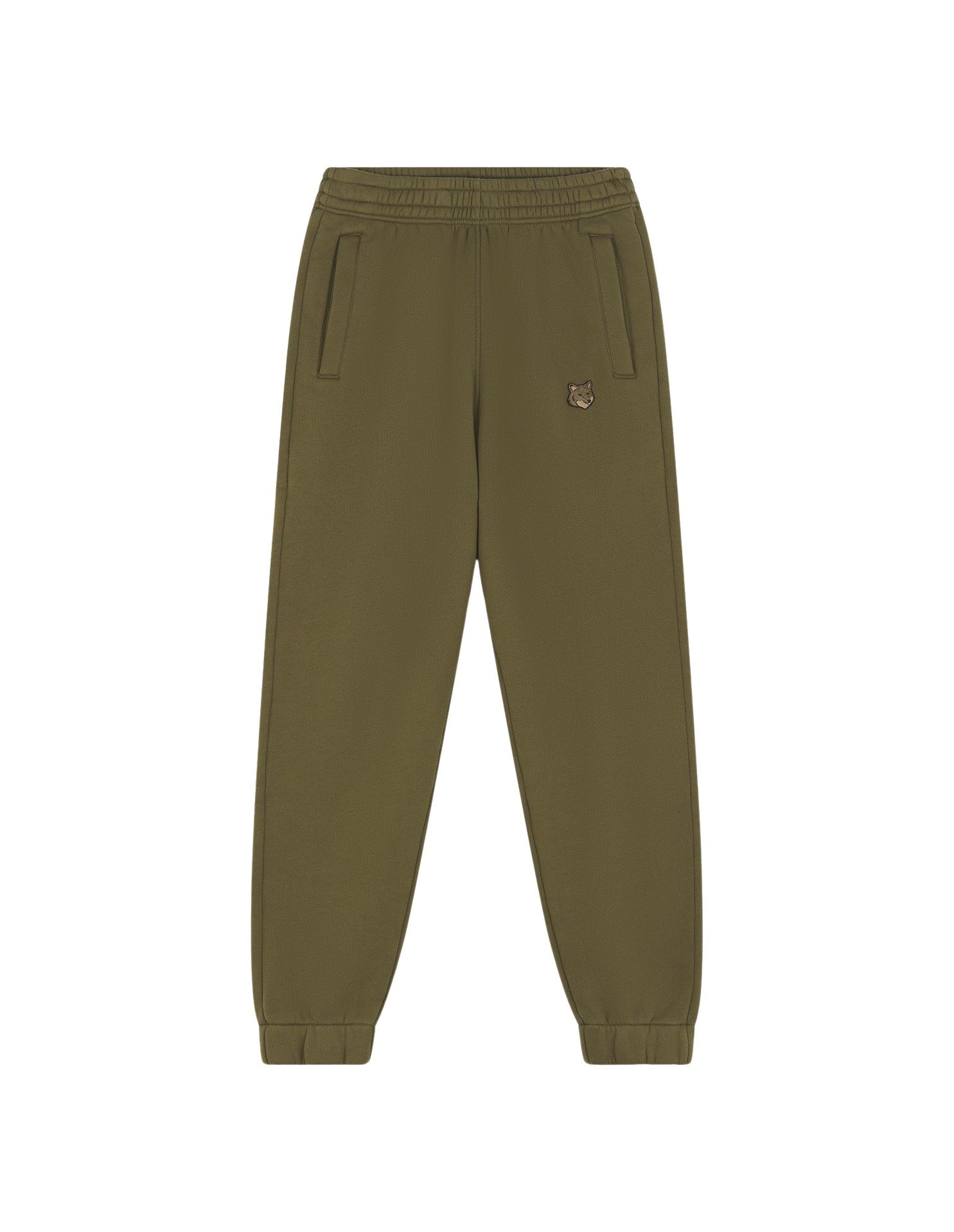Pantalon de survêtement Bold Fox Head avec écusson - Military Green