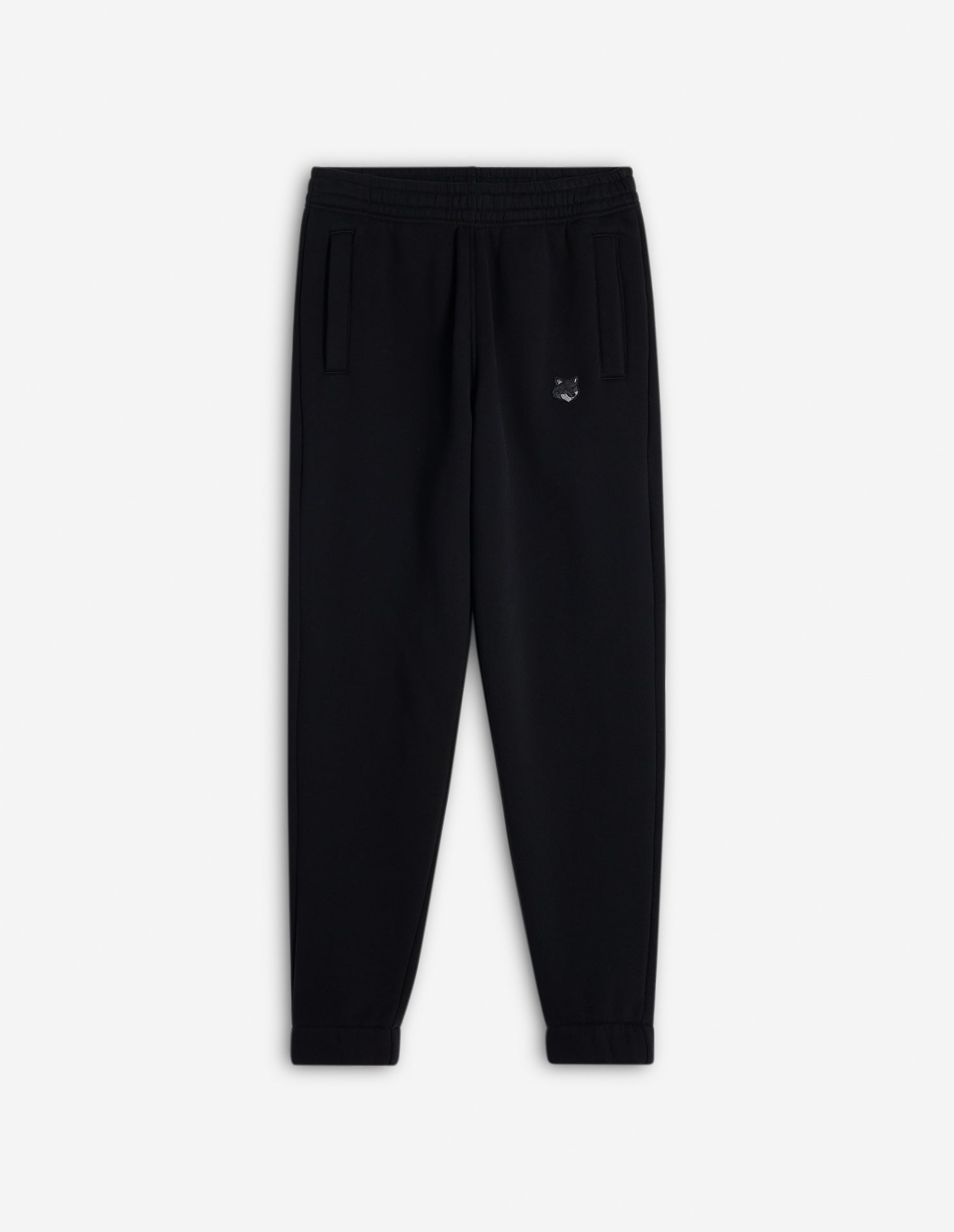 Bold Fox Head Patch Comfort Jog Pants - Black