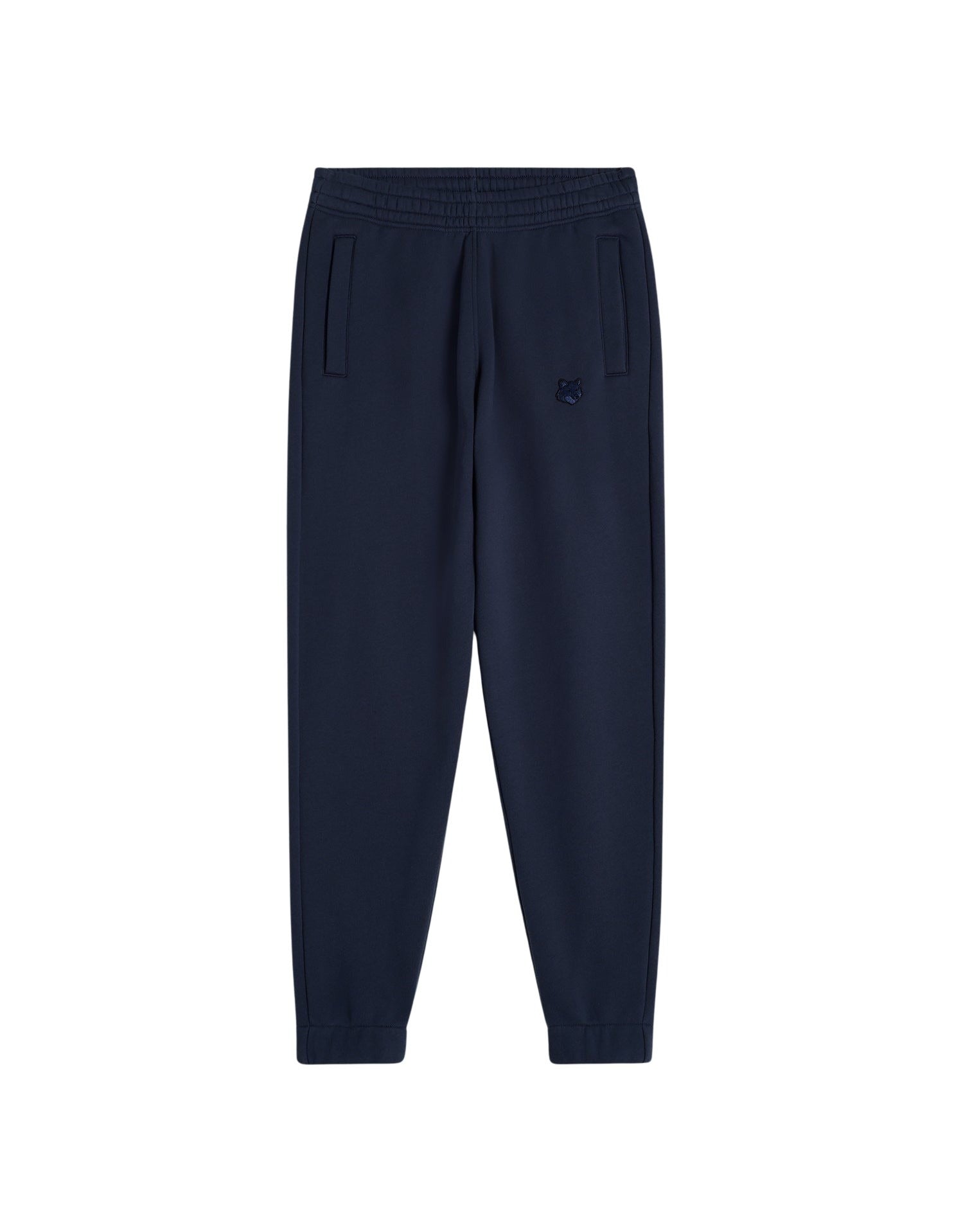 Bold Fox Head sweatpants with crest - Ink Blue