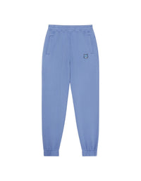 Bold Fox Head sweatpants with crest - Hampton Blue