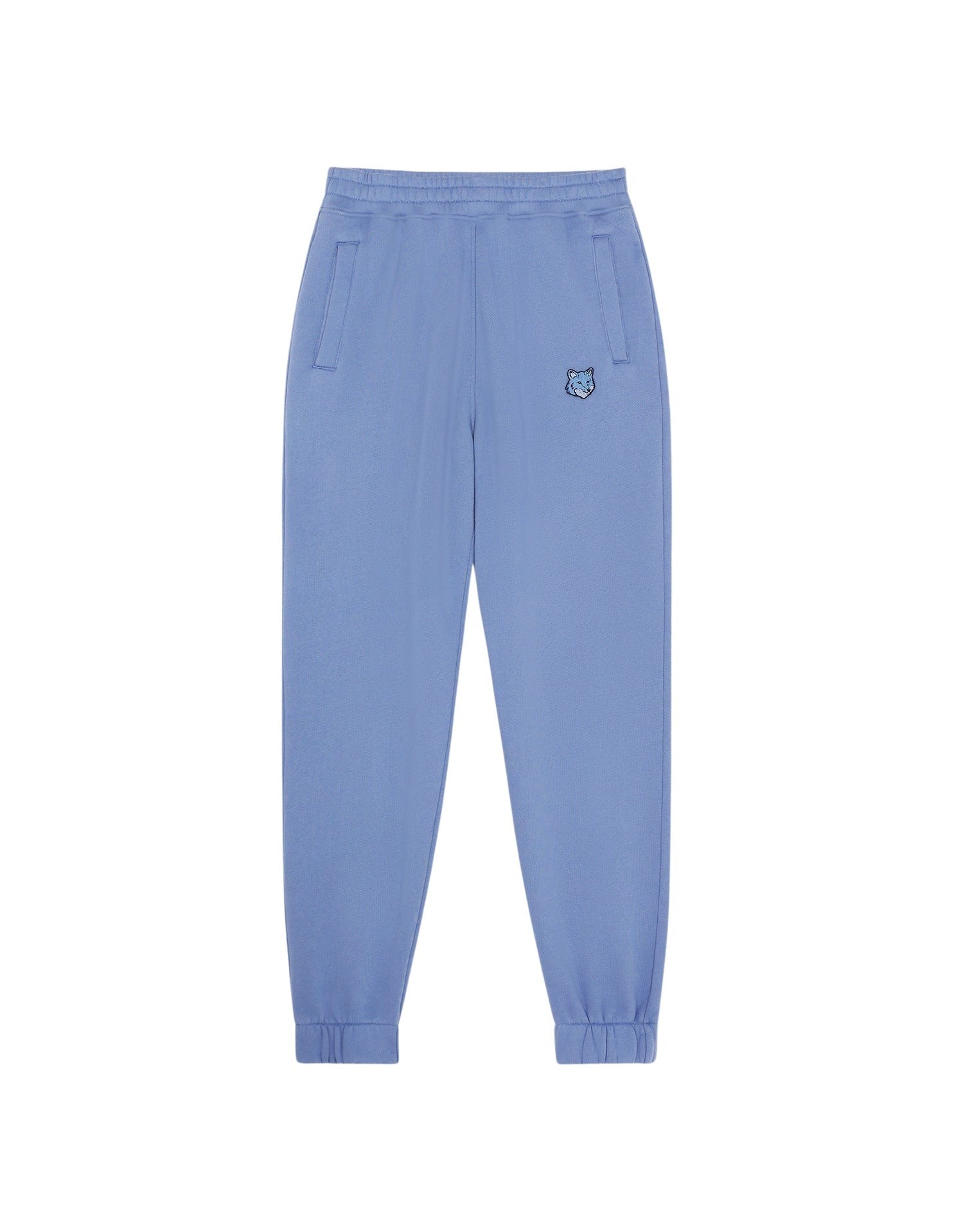Bold Fox Head sweatpants with crest - Hampton Blue