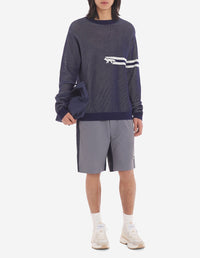 Short avec écusson - Navy
