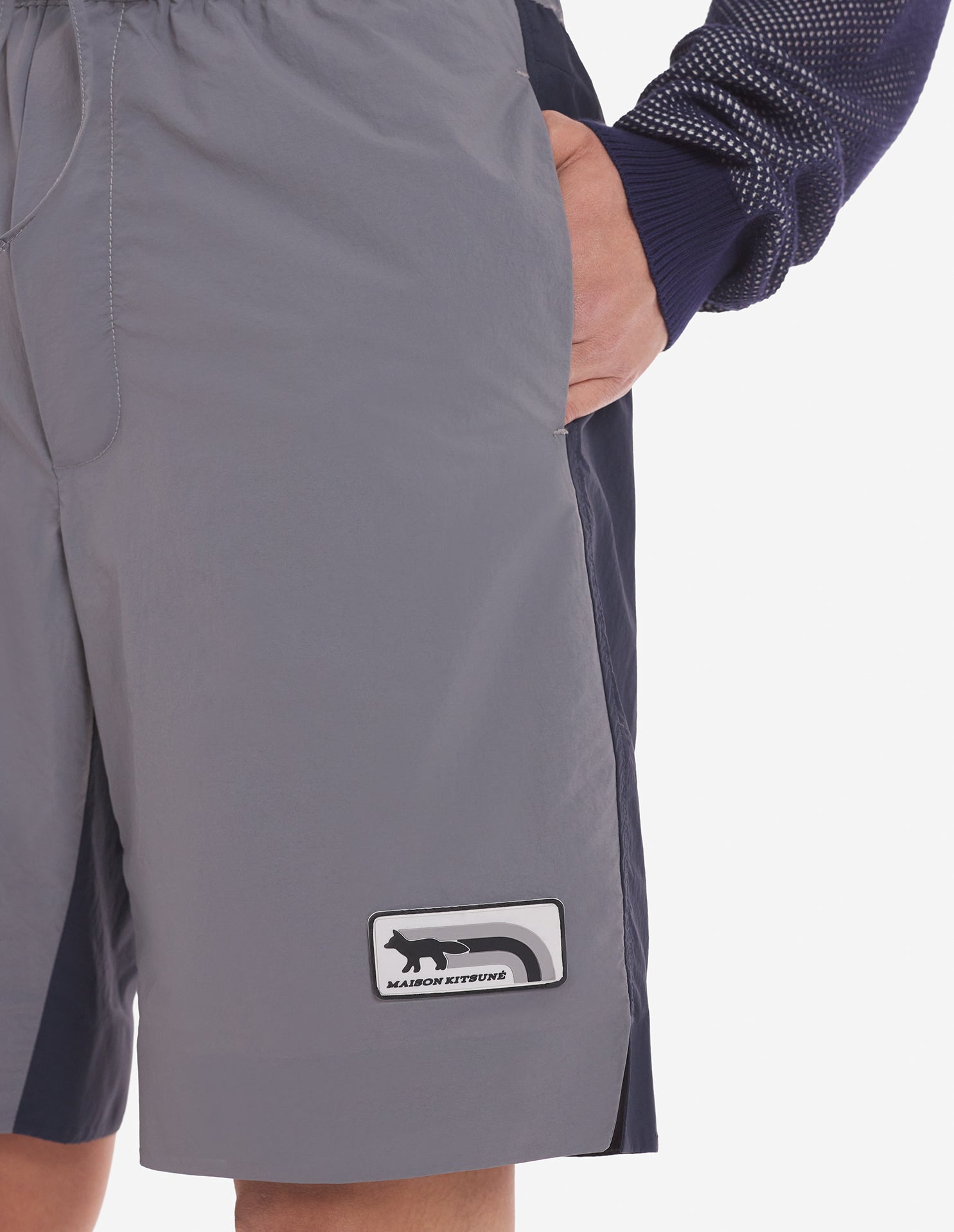 Short avec écusson - Navy