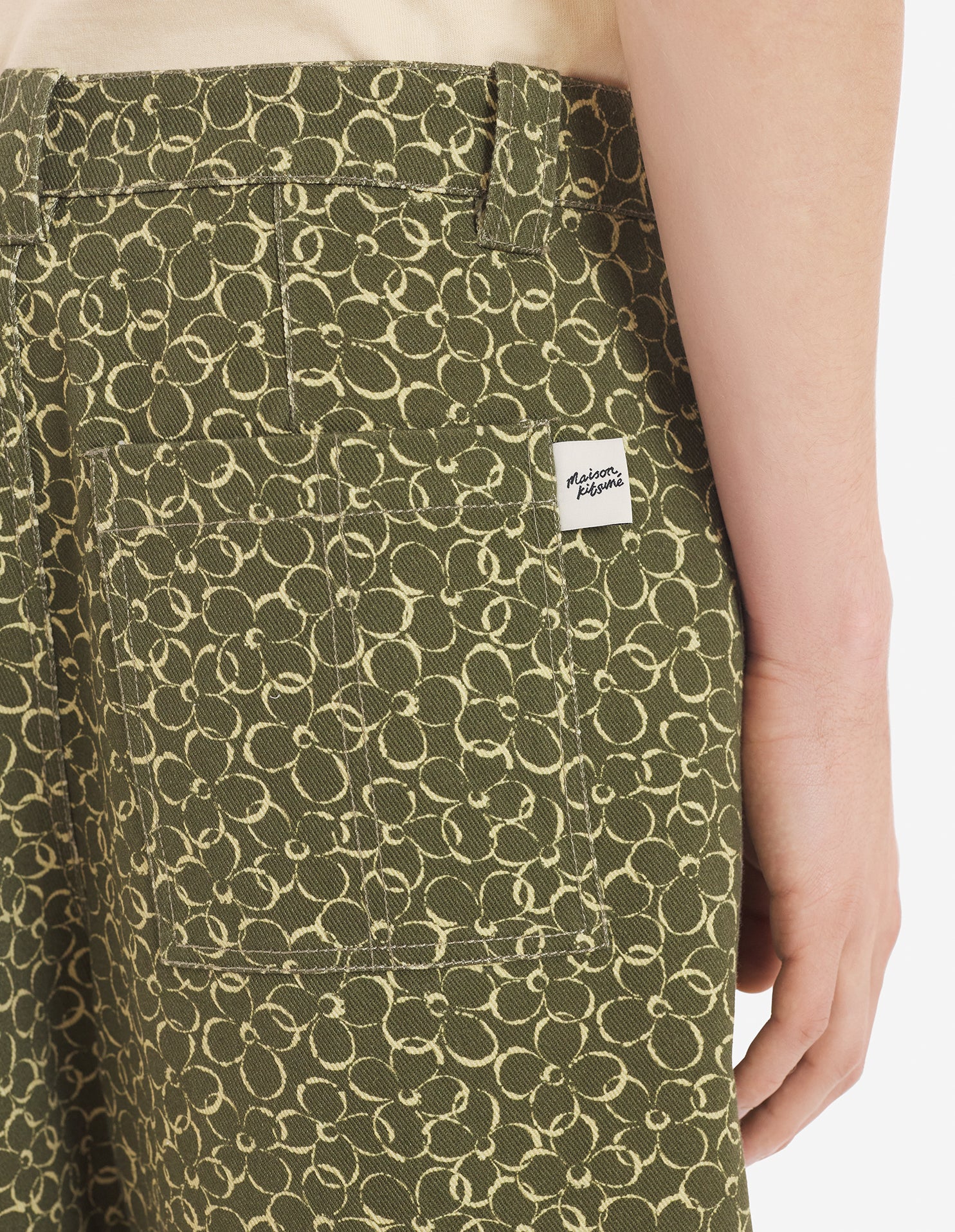 Denim Bermuda shorts - Khaki Design