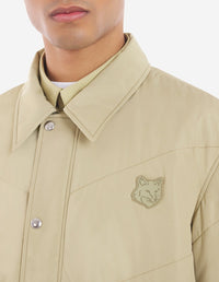 Bold Fox Head long sleeve quilted jacket - Canvas