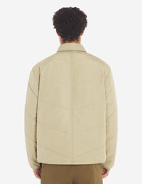 Bold Fox Head long sleeve quilted jacket - Canvas