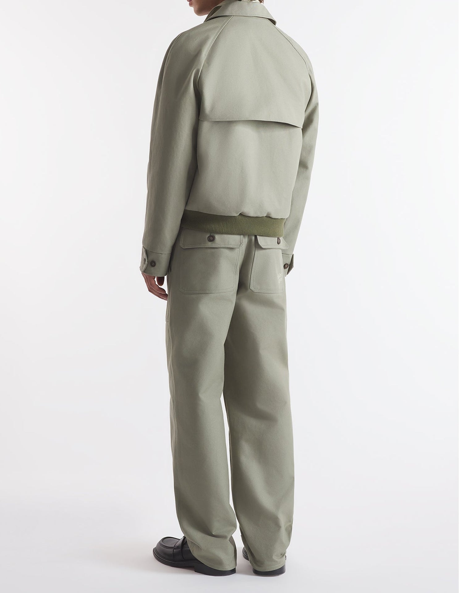 Bold Fox Head jacket with patch - Pebble