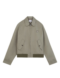 Bold Fox Head jacket with patch - Pebble