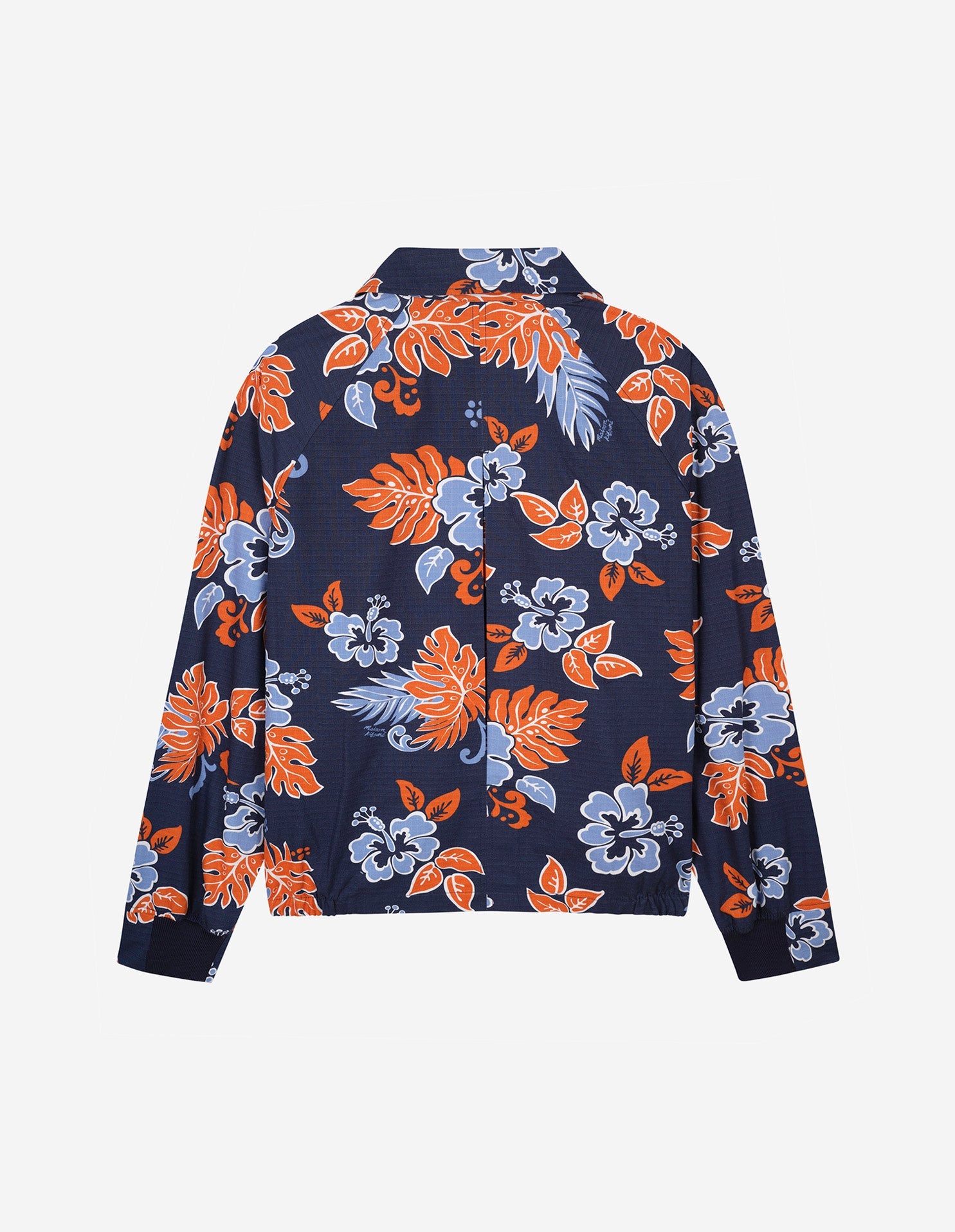 Floral zip jacket - Deep Navy Design