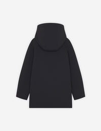 Water-repellent hooded parka - Black