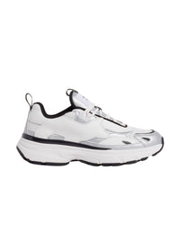 Sora mixed leather trainers - Silver & White