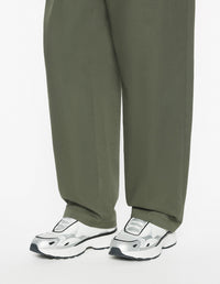 Sora mixed leather trainers - Silver & White