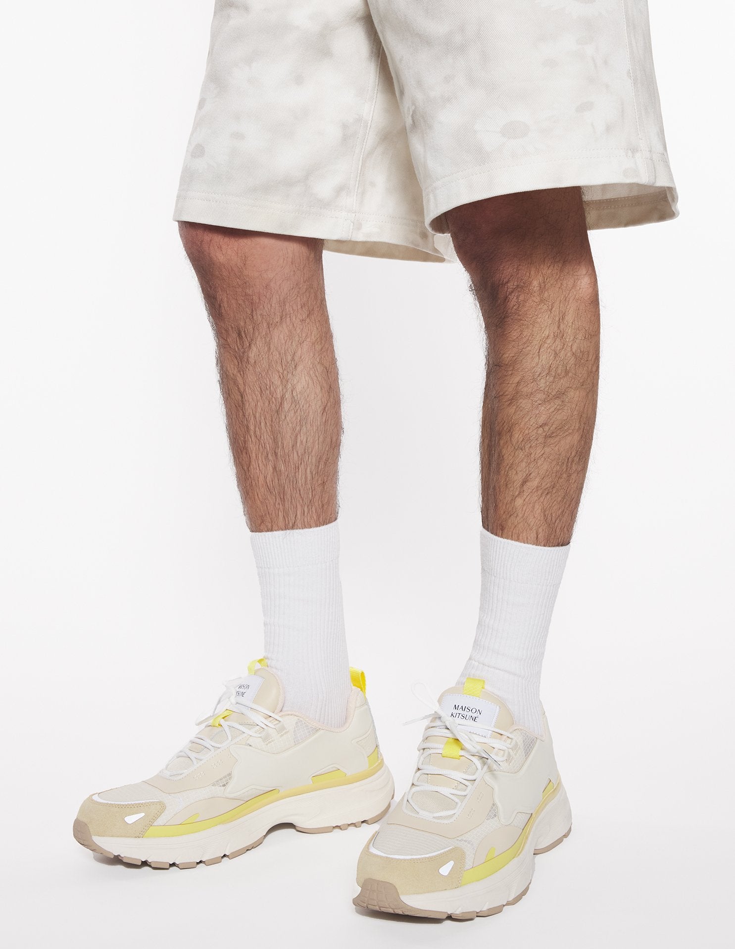 Low lace-up trainers - SunKiss Tournesol
