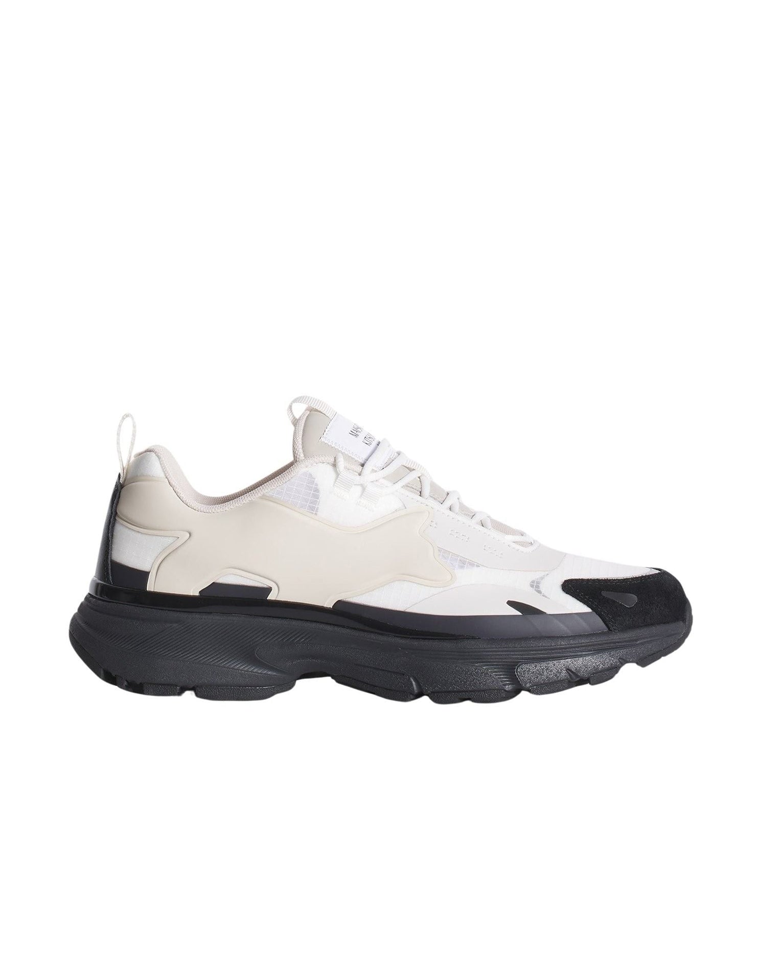 Sora low leather trainers - Black & White Bicolor