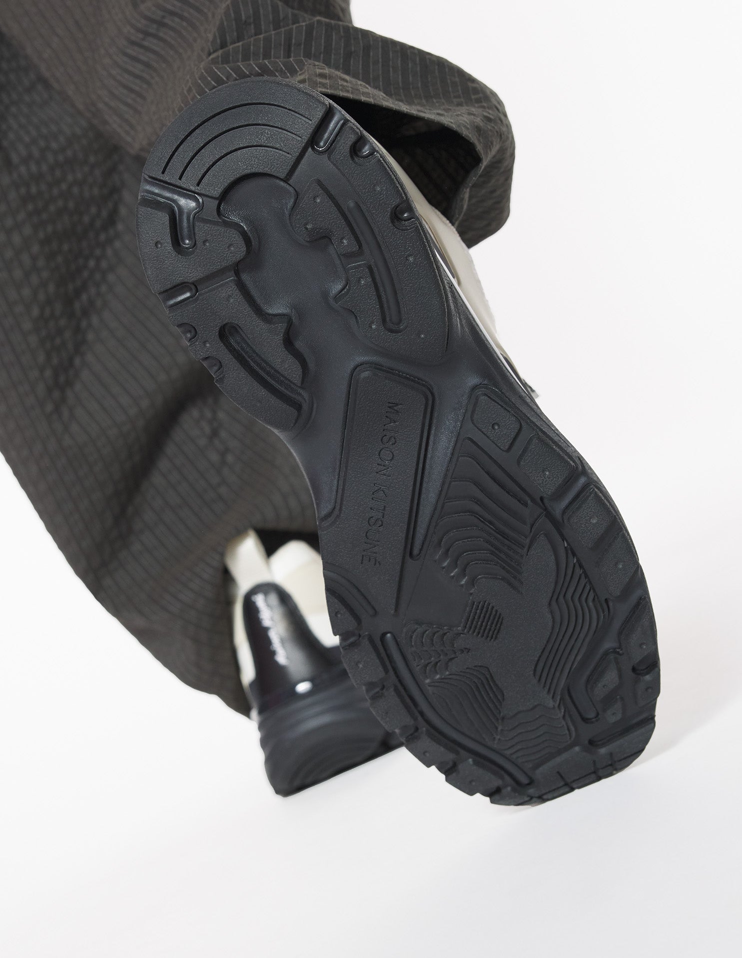 Sora low leather trainers - Black & White Bicolor