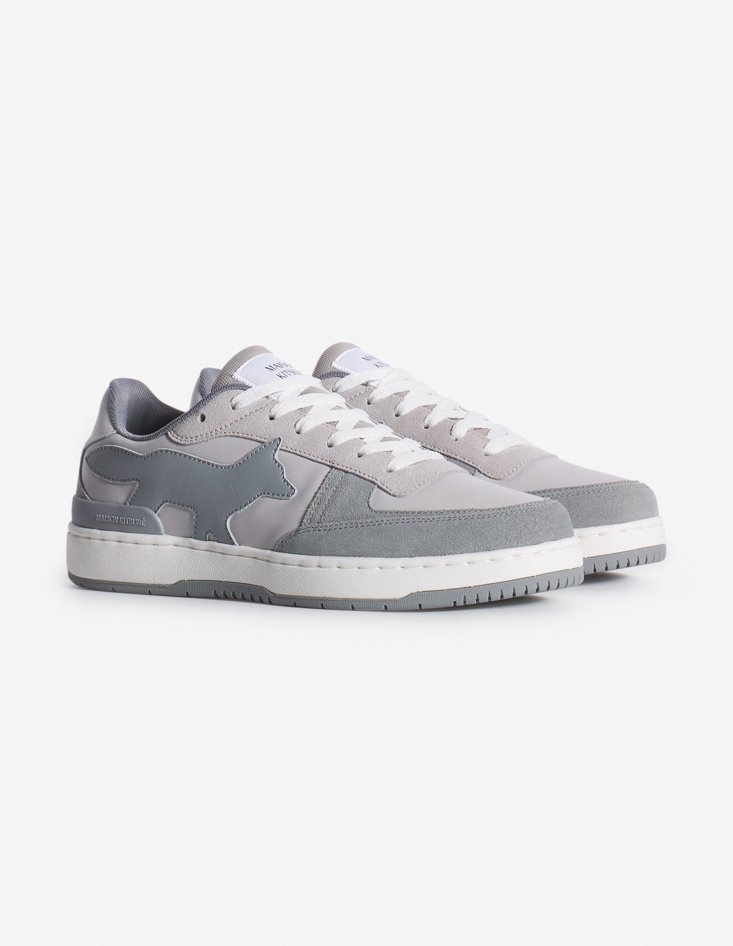 Baskets Chiru en cuir - Patina Grey & Sea Salt