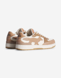 Baskets Chiru en cuir - Latte & Sepia