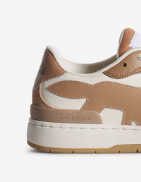 Baskets Chiru en cuir - Latte & Sepia