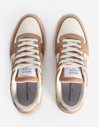 Chiru leather trainers - Latte & Sepia