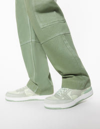 Chiru leather trainers - Court Green & Mint Ice