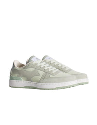 Chiru leather trainers - Court Green & Mint Ice