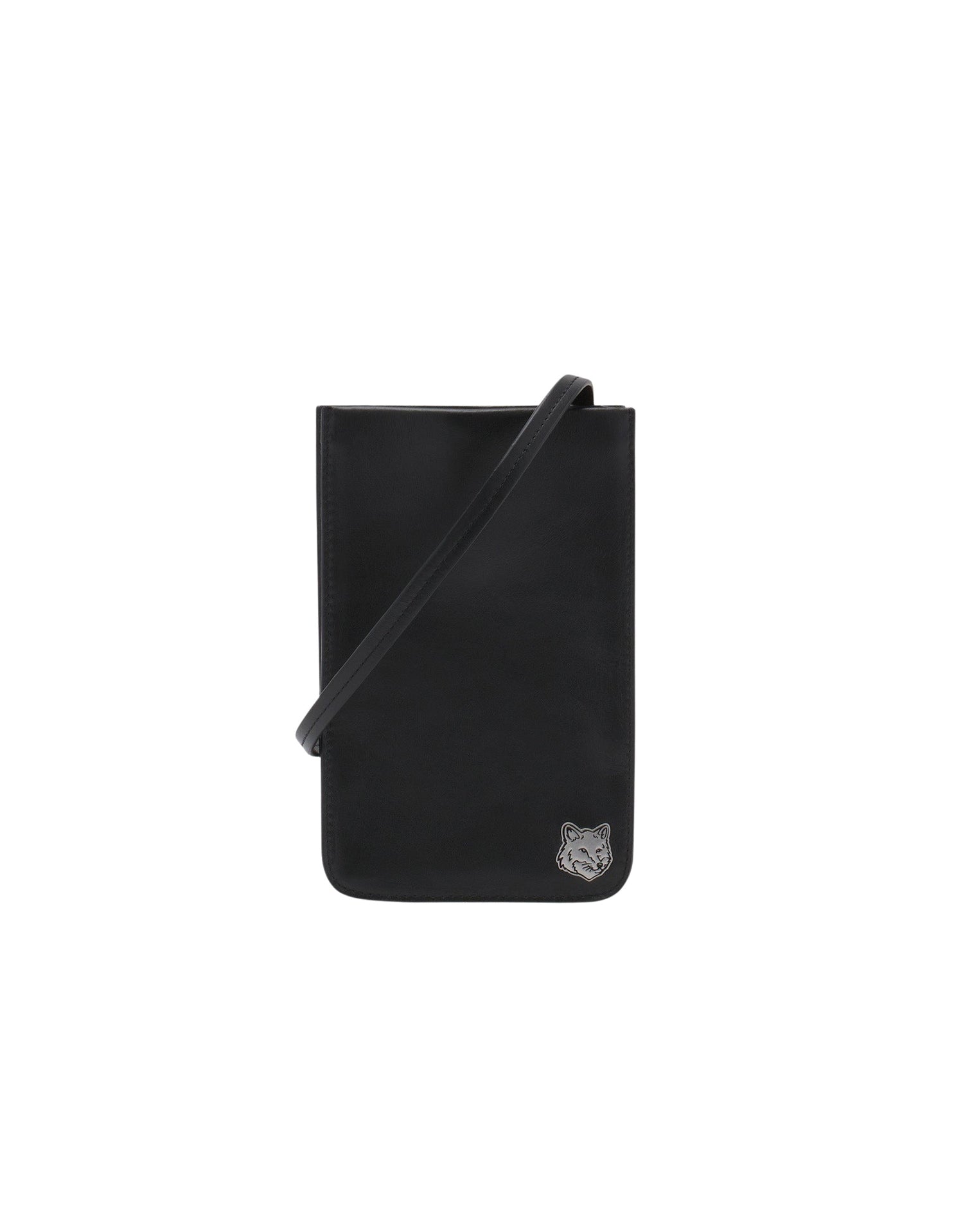 Pochette à bandoulière en cuir - Black