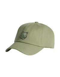 Cap with embroidered badge - Pebble