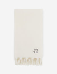 Bold Fox Head scarf in new wool - Paper