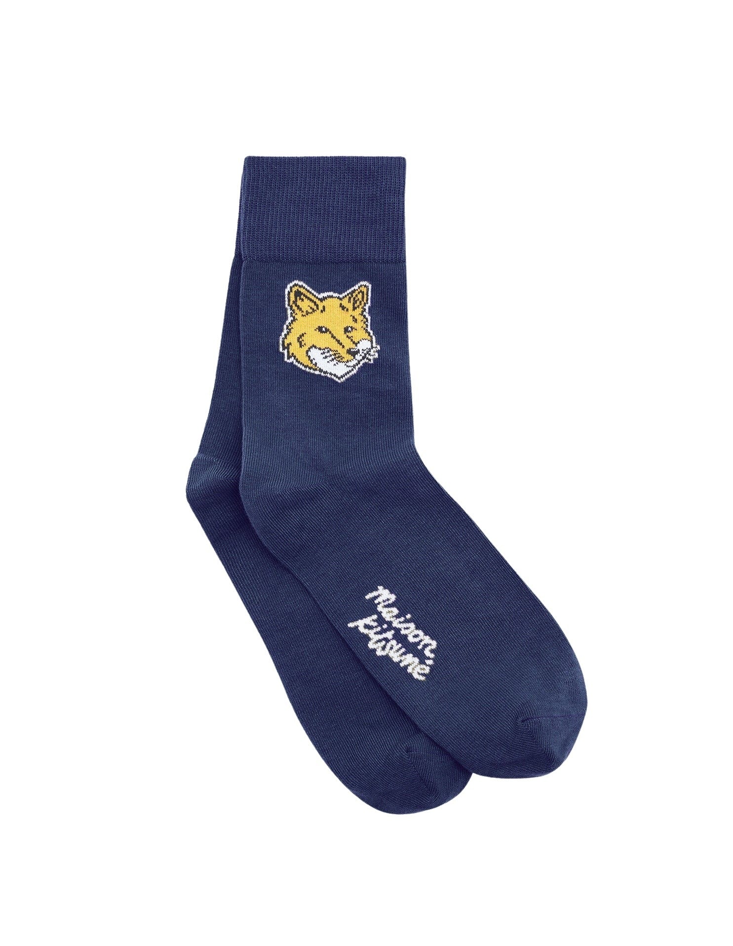 Socks with crest - Ink Blue