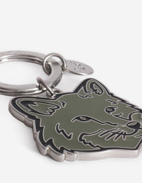 Porte-clés Bold Fox Head avec écusson - Bay Leaf