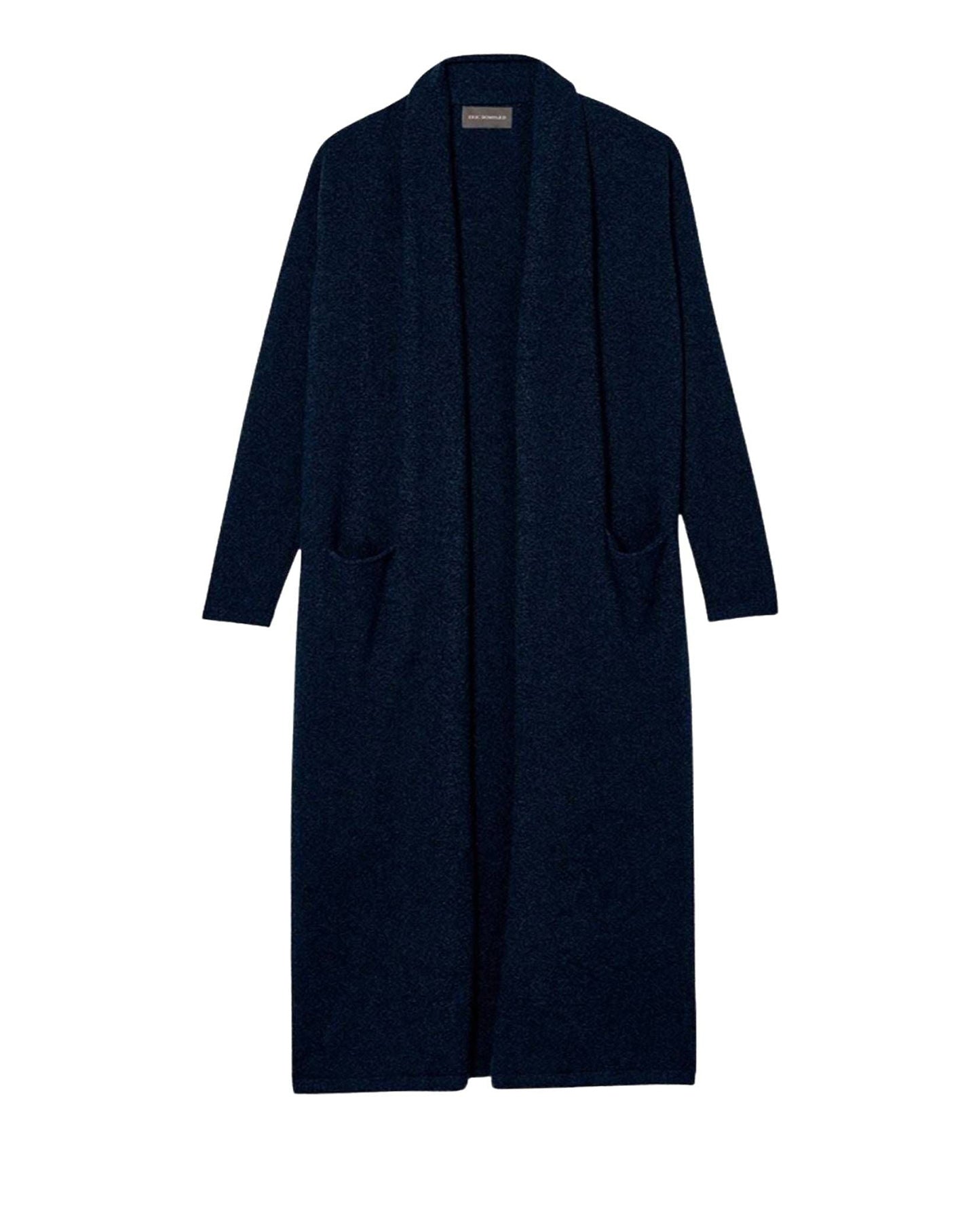 Long cashmere jacket - Navy