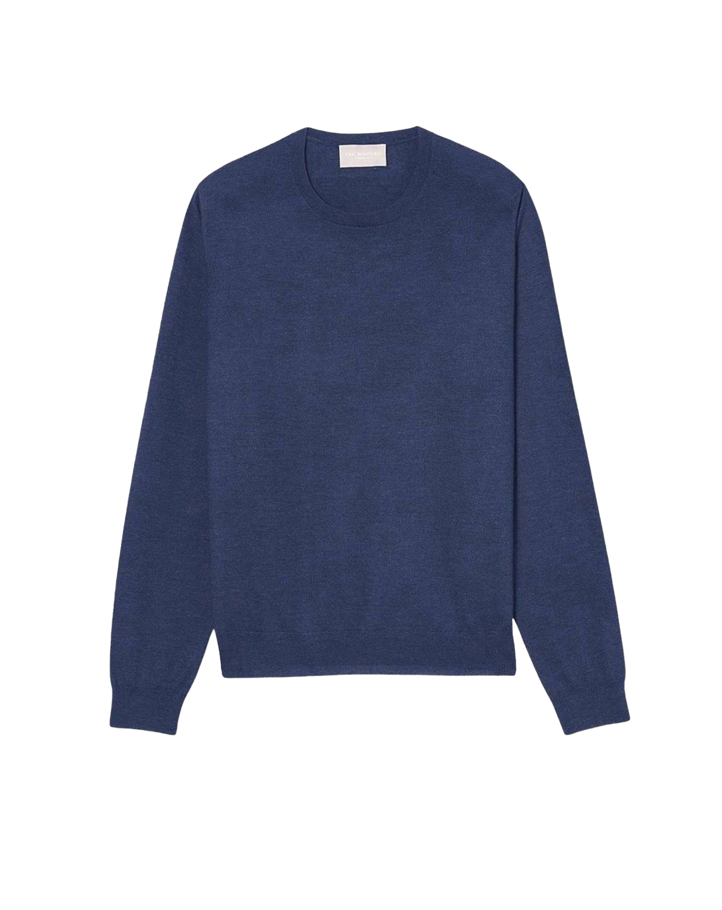 Pull ras de cou iconique ultrafin en cachemire - Indigo