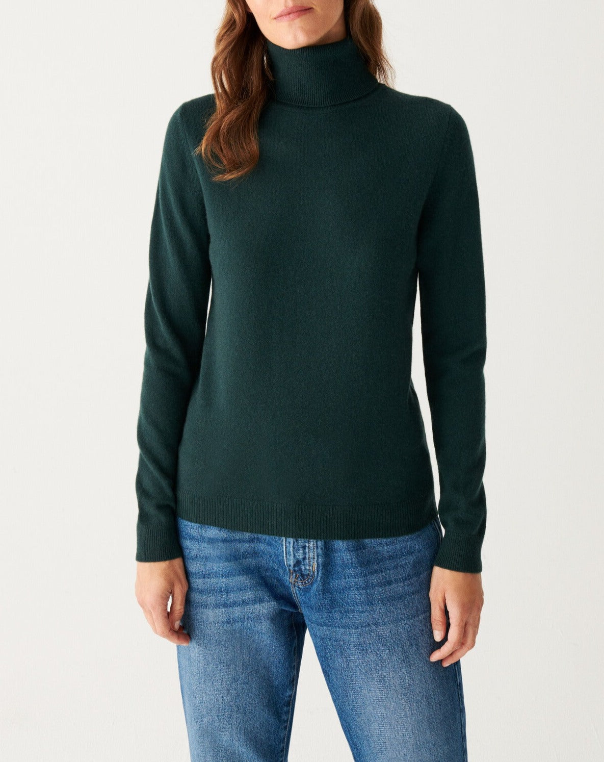 Classic cashmere turtleneck jumper - Flannel