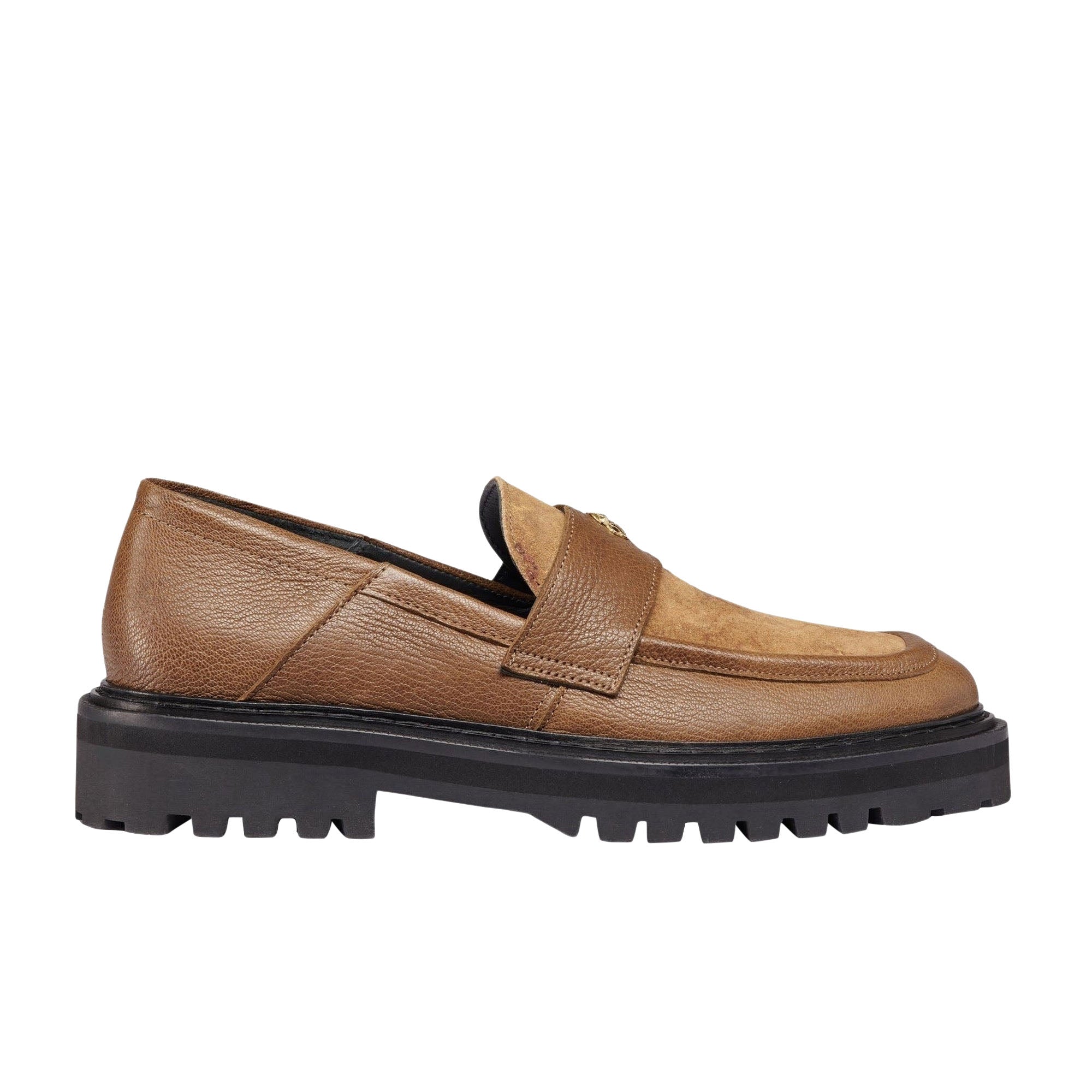 Mocassins Mia en cuir - Kaki