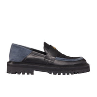 Mocassins Mia en cuir - Noir Anthracite
