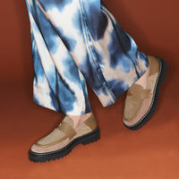 Mocassins Mia en cuir - Pécan