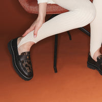 Mocassins Mia en cuir - Ocelot