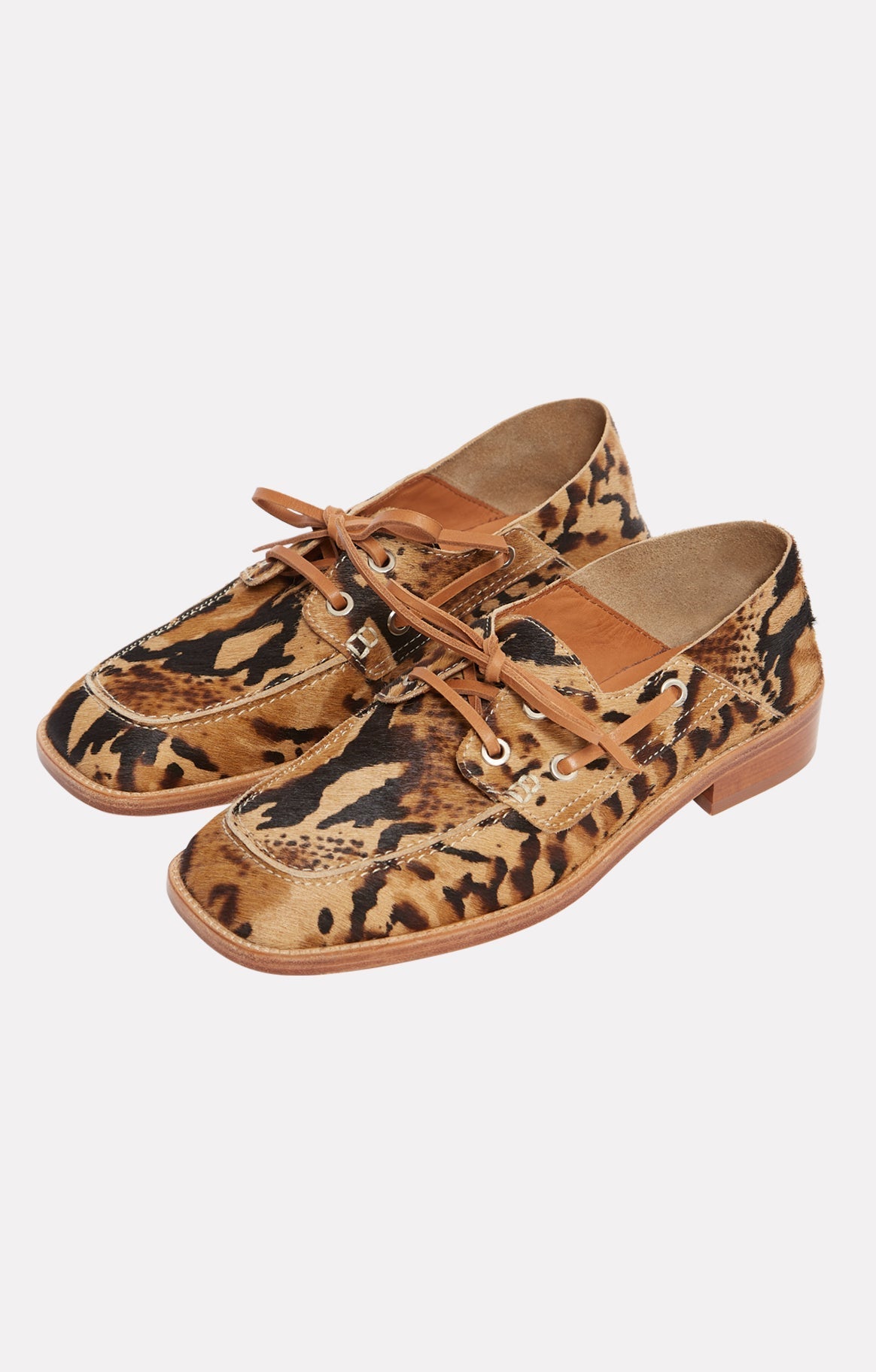 Rickie leather loafers - Animal
