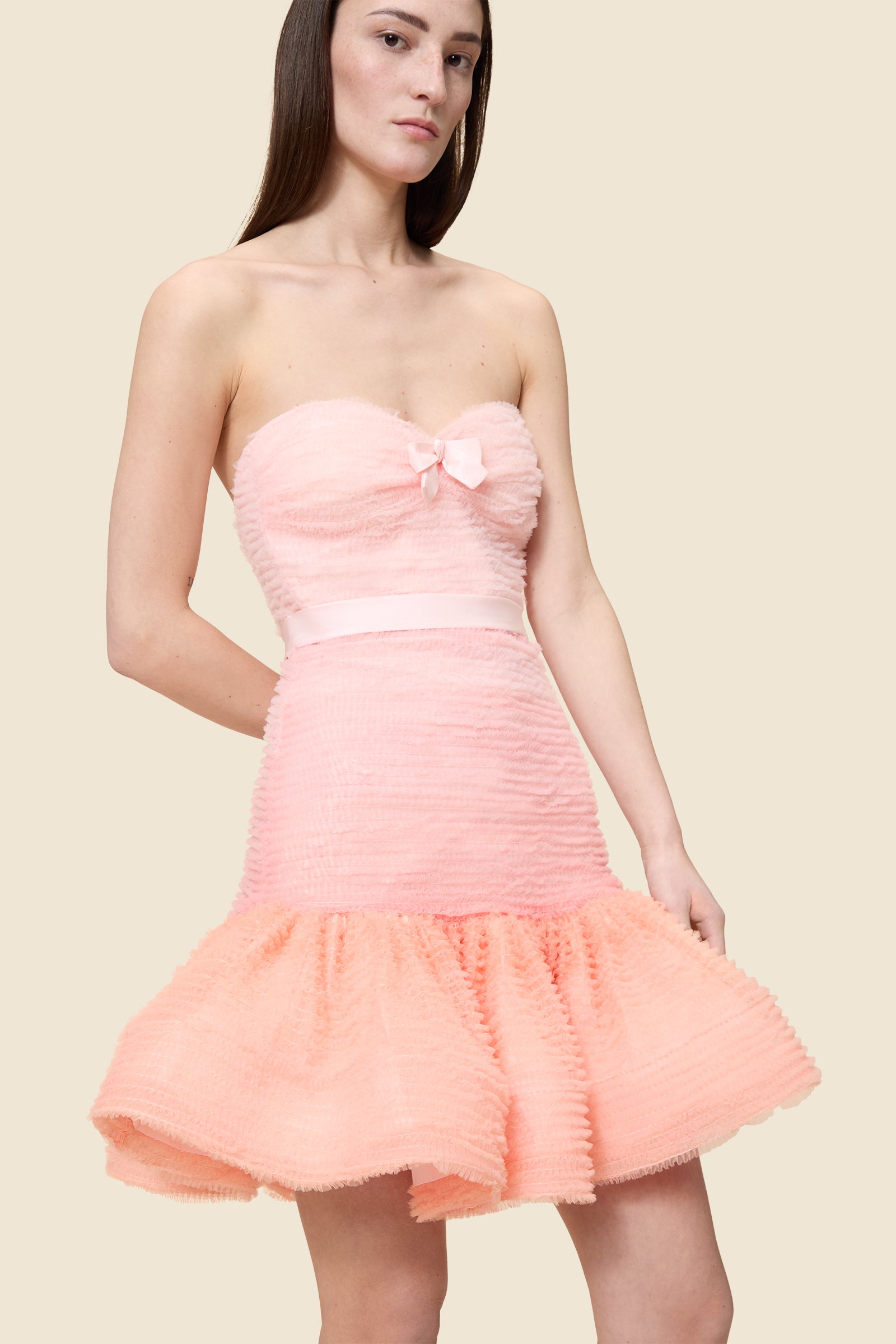 Multi / DEGRADE TULLE DRESS