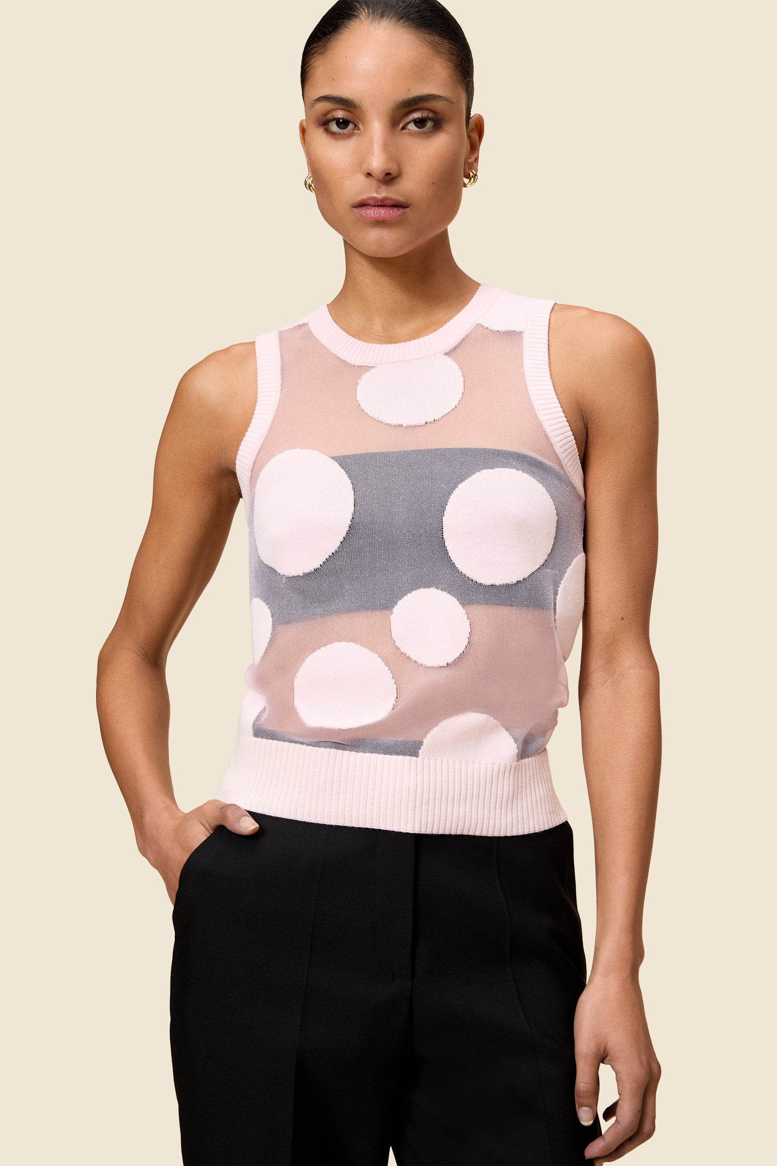 Pink / POLKADOT SPENCER