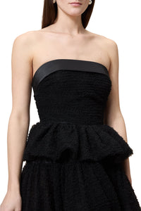 Caraco dégradé en tulle - Black