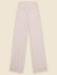 Pink / TAILORED CUFF TROUSERS