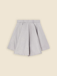 Silver / PADDED MINI SKIRT