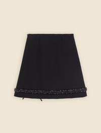 Black / PEARL MINI SKIRT